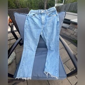 Top shop light wash blue jeans